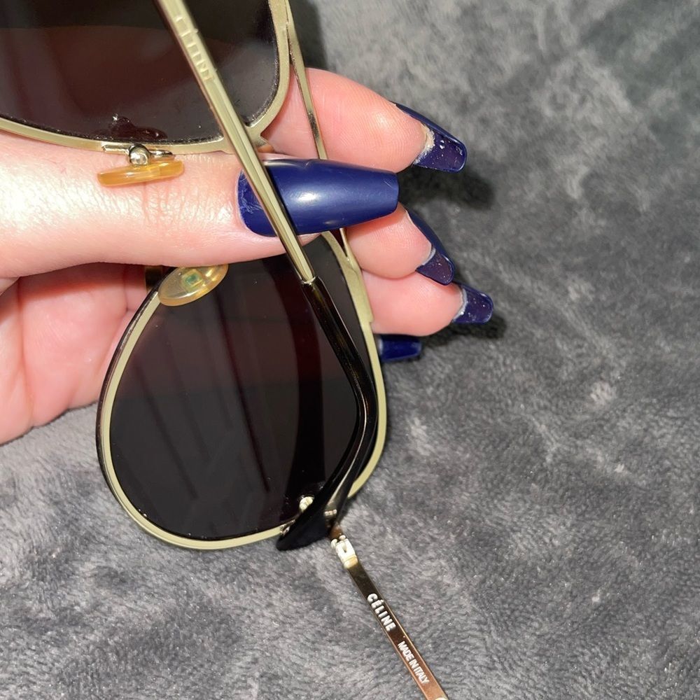 Celine Brown Aviator Sunglasses - Picture 4 of 9